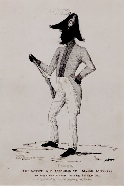 Piper, the Native Who Accompanied Major Mitchell in His Expedition to the Interior by William Fernyhough